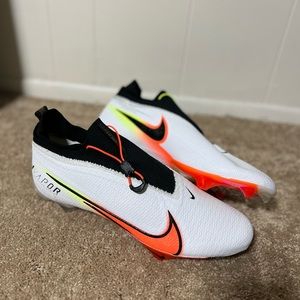 Nike Vapor Edge Pro 360 “White Hyper Crimson” Football Cleats